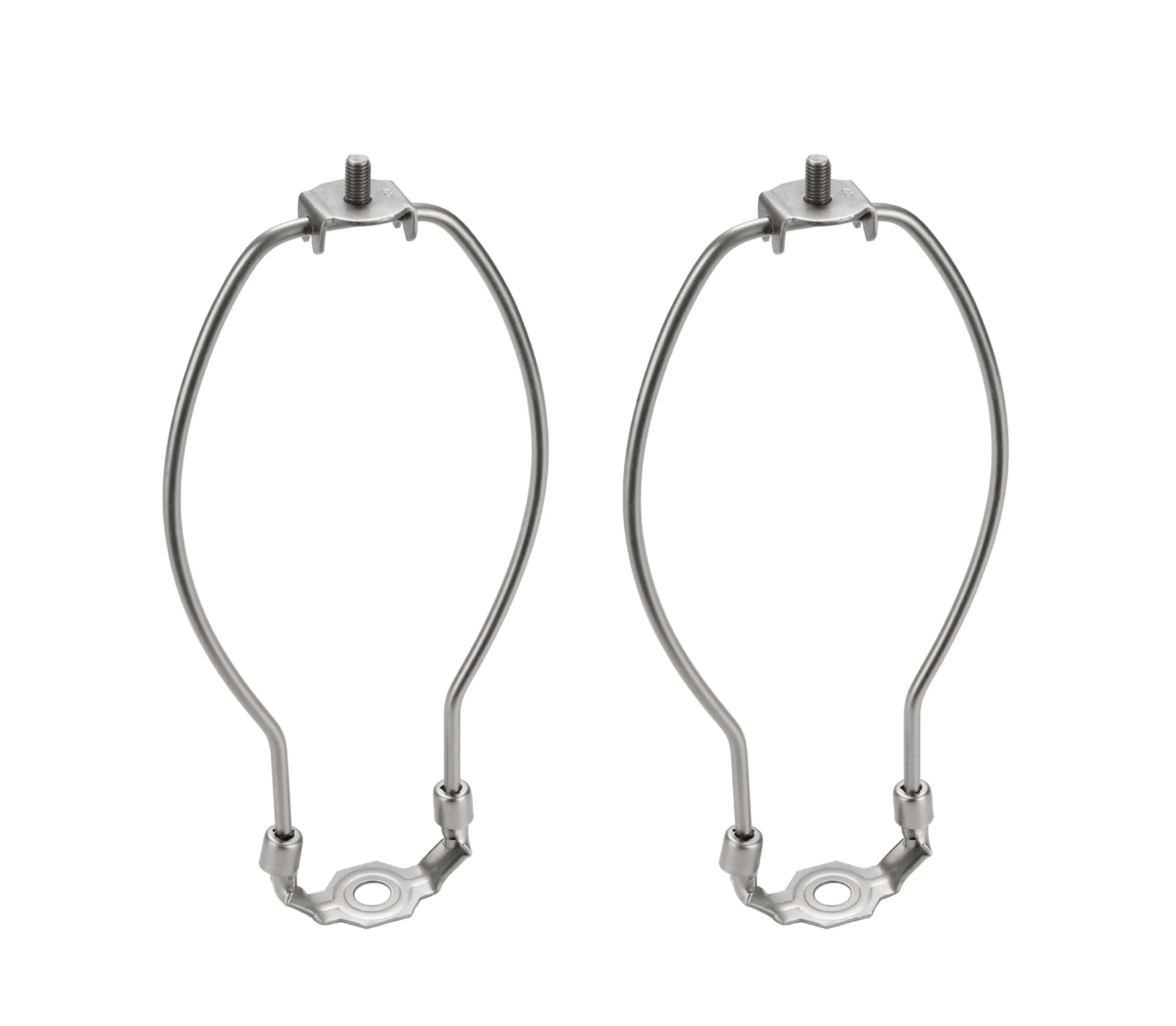 # 20005-22 7" Lamp Harp with Saddle in Satin Nickel Finish, 2 Pack