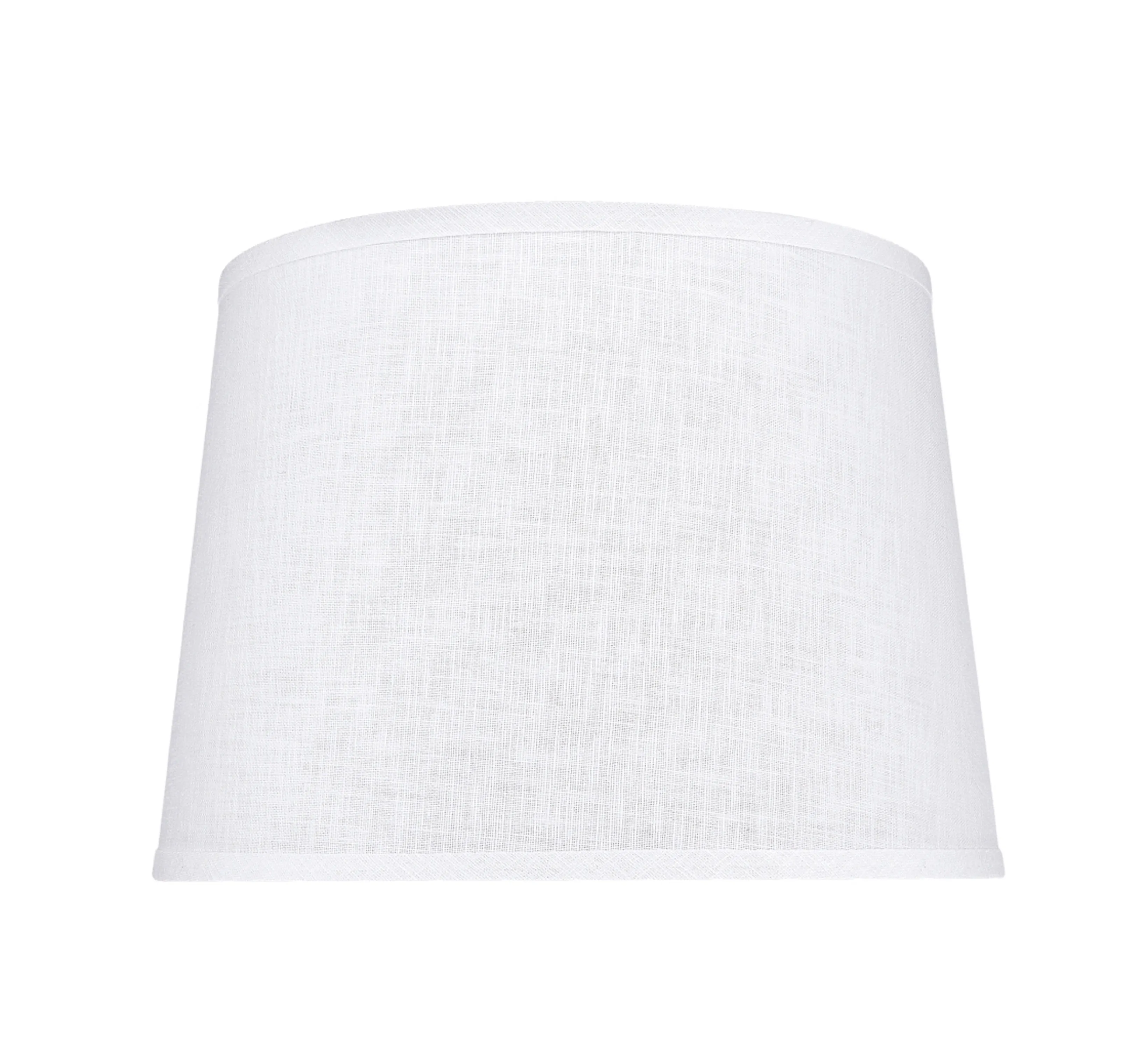# 32309 Transitional Hardback Empire Shaped Spider Construction Lamp Shade in White, 14" wide (12" x 14" x 10")