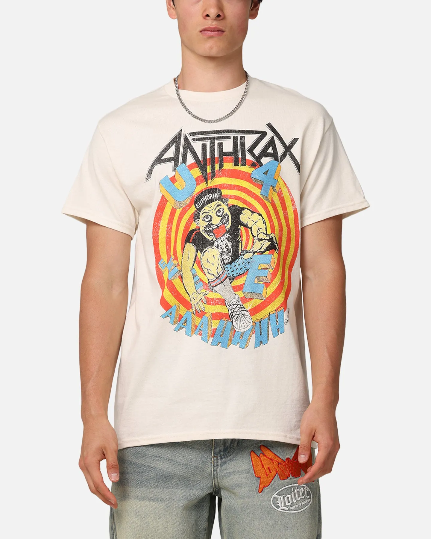 Anthrax U3EEEAAHH T-Shirt Natural