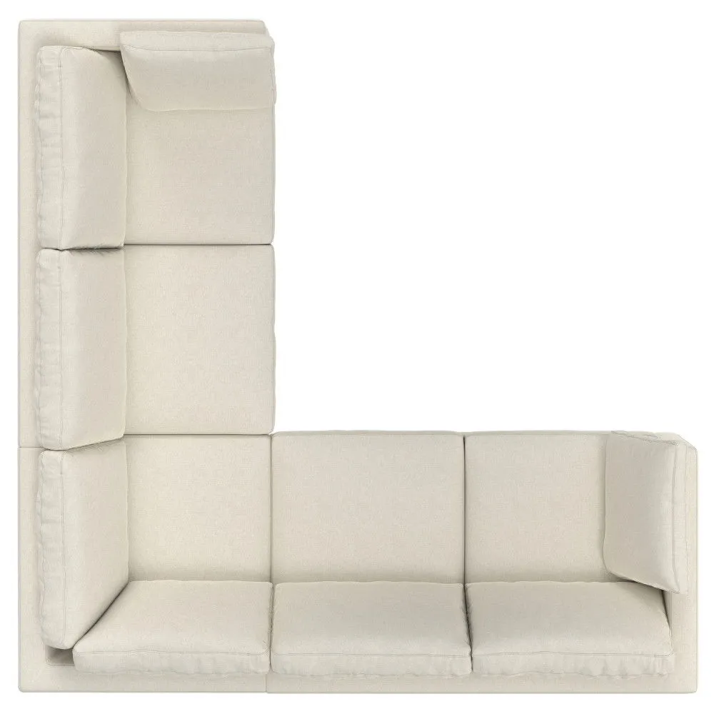 Ava - Mid Century Corner Sectional Sofa Handcrafted by Couch.com