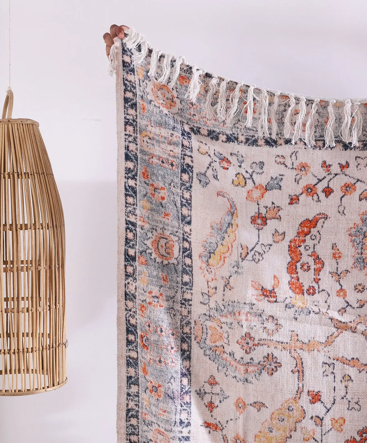 Cotton Throw Blanket - Boho Serene Rug | Soft & Cozy