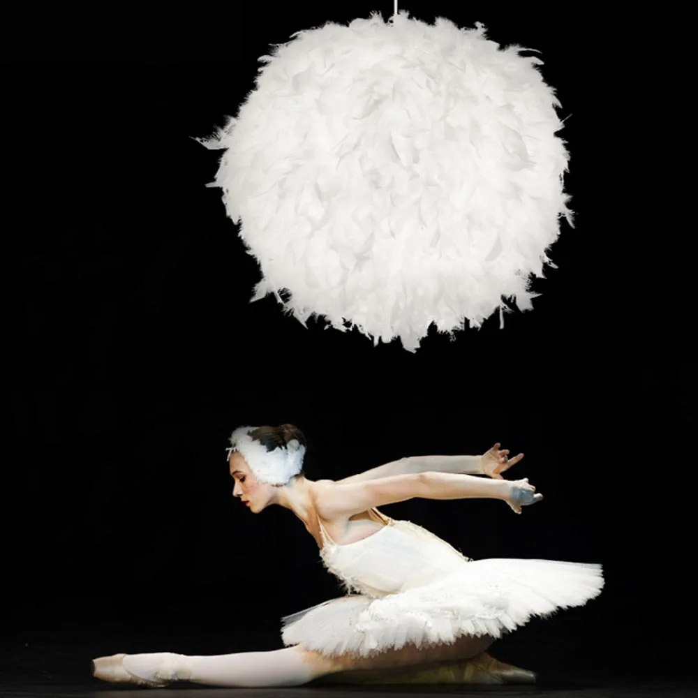 Feather Ceiling Hanging Lamp