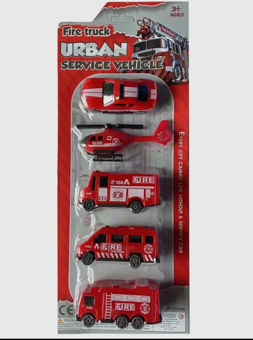 Fire Vehicles 5 Die-Cast