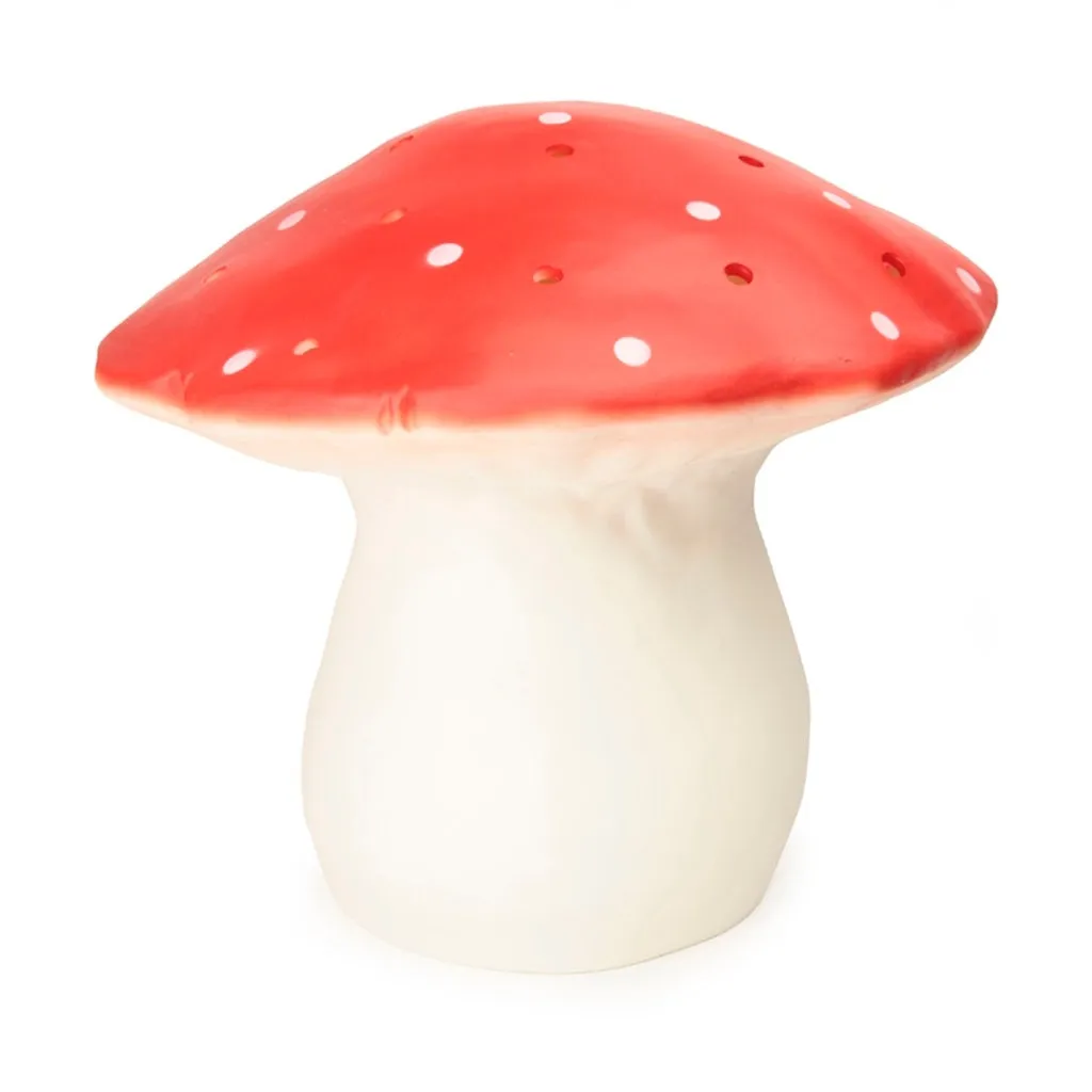 Heico Large Mushroom Night Lamp - Red