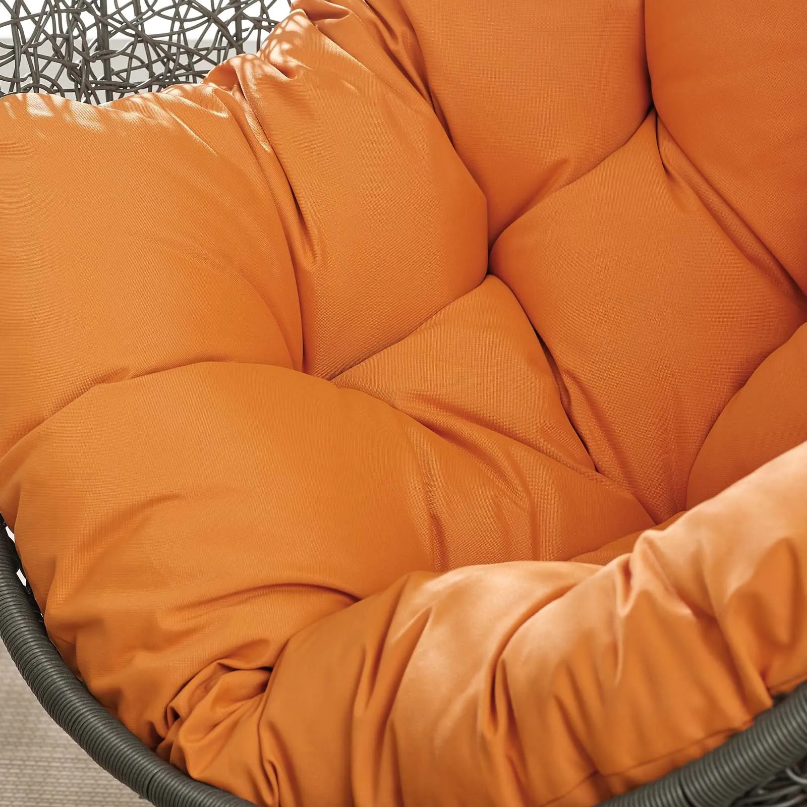 Hide Outdoor Patio Swing Chair With Stand by Modway