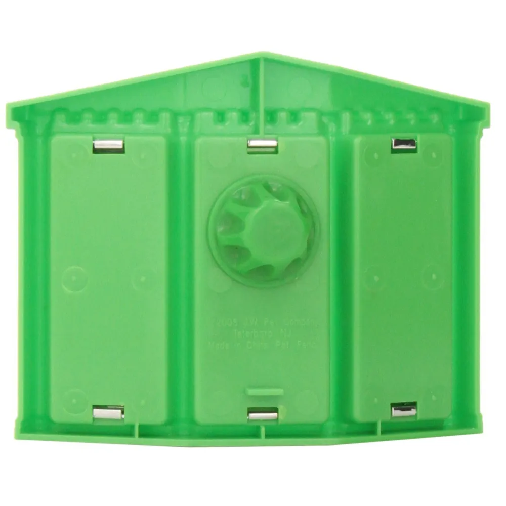 JW Fun House Mirror Toy for Birds – Colorful Green Activity Mirror for Enrichment and Play