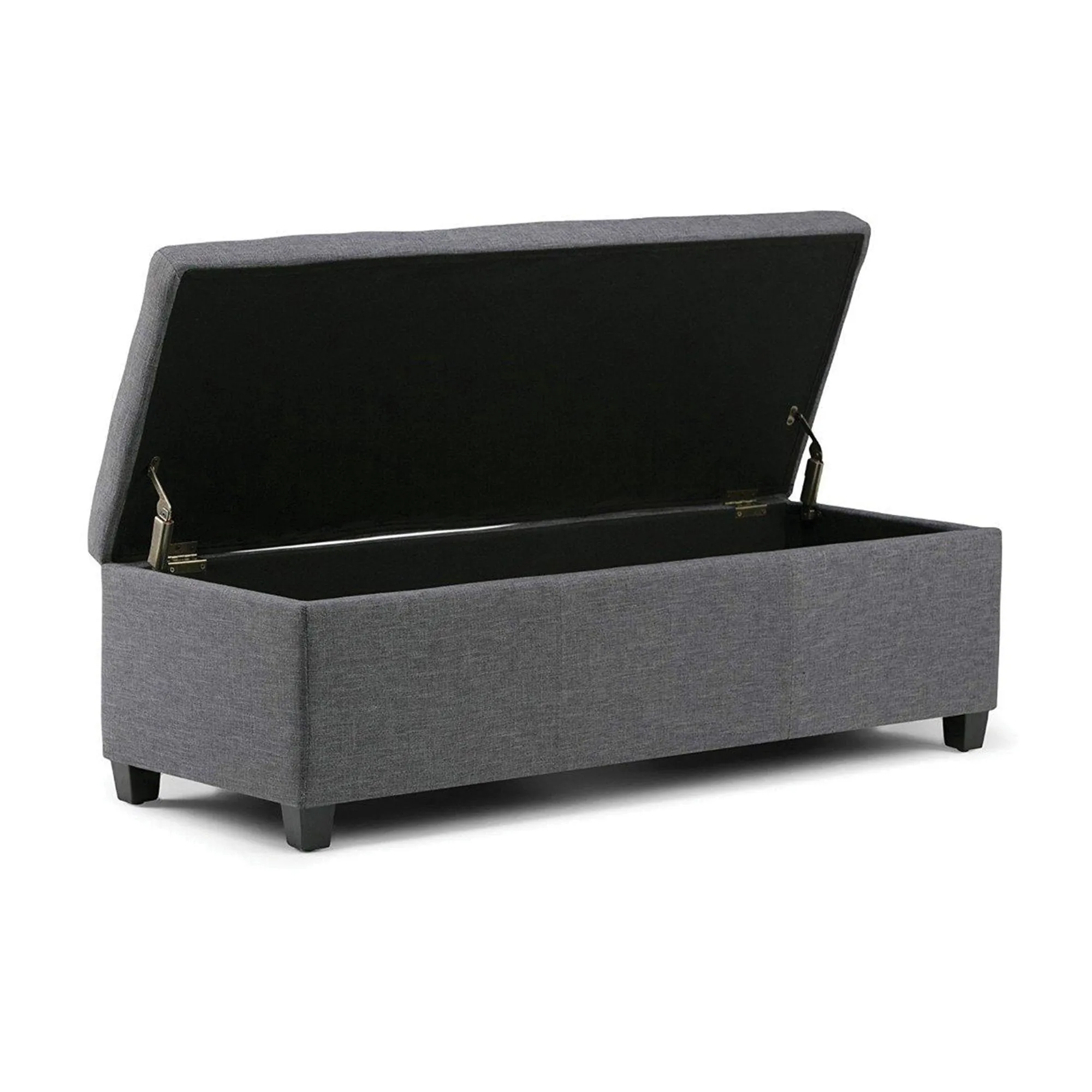 Linen Storage Ottoman Bench with Tufted Top (in-store pickup only)