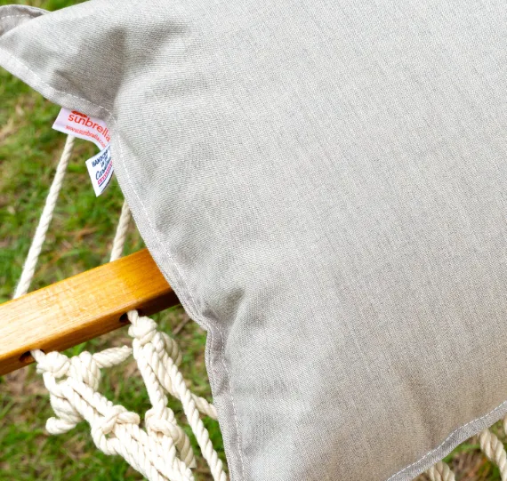 Long Hammock Pillow - Sunbrella Cast Ash