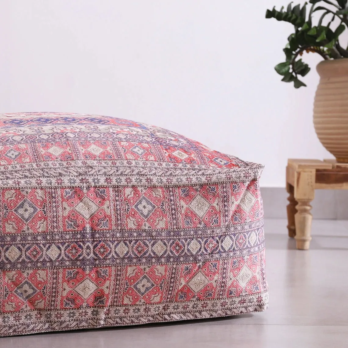 Ottoman Pouf - Breezy Moroccan Style | Boho Decor