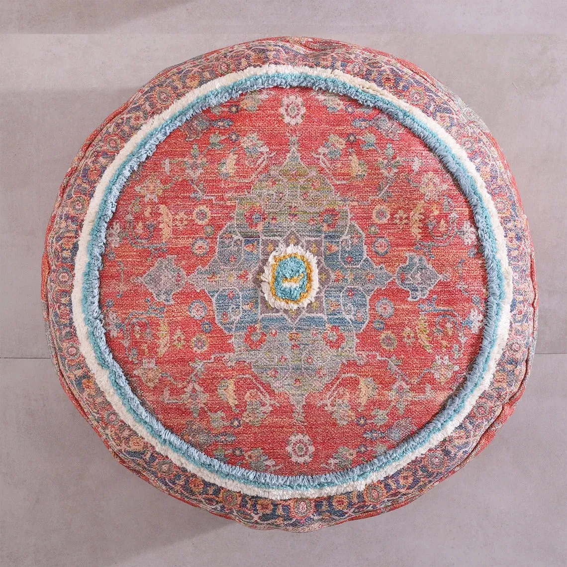 Ottoman Pouf - Istanbul Reds | Moroccan Inspired