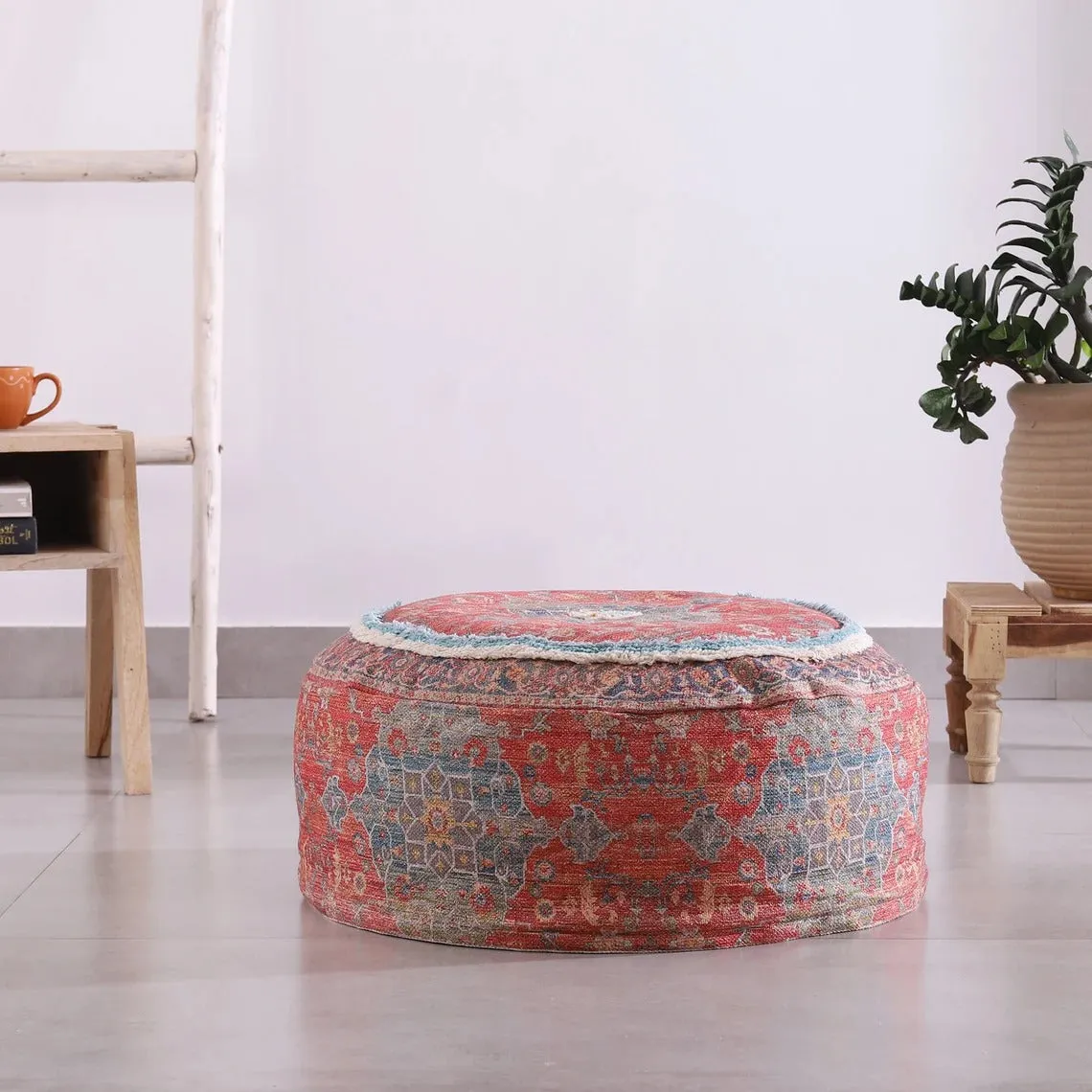 Ottoman Pouf - Istanbul Reds | Moroccan Inspired