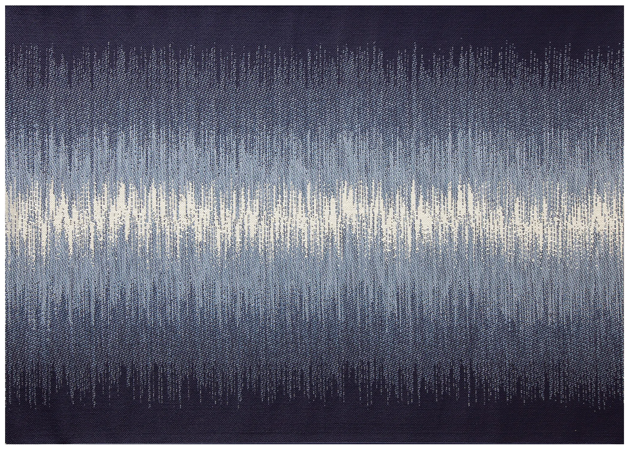 Outdoor Rug By Treasure Garden - Reflections - Ocean Blue