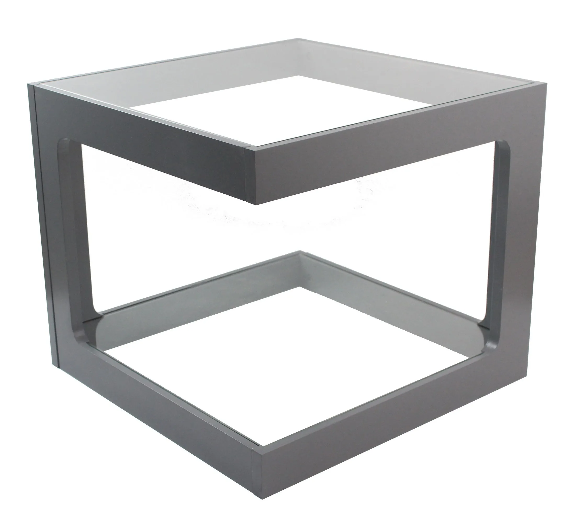 Rossini 2-Tier Side Table/Coffee Table (Grey)-ST58GY