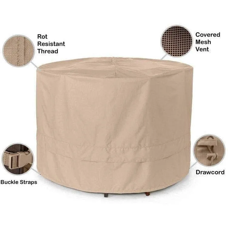 Round Ottoman Cover - Ultima
