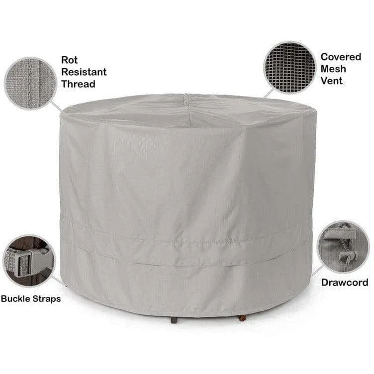 Round Ottoman Cover - Ultima