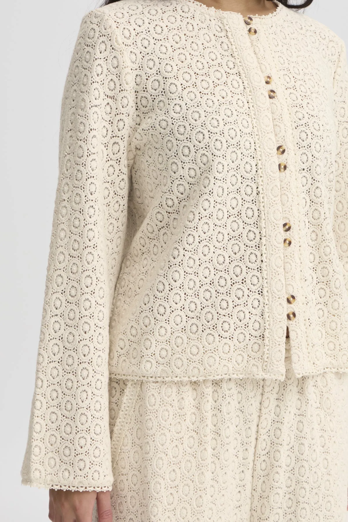 Sandra Crochet Shirt