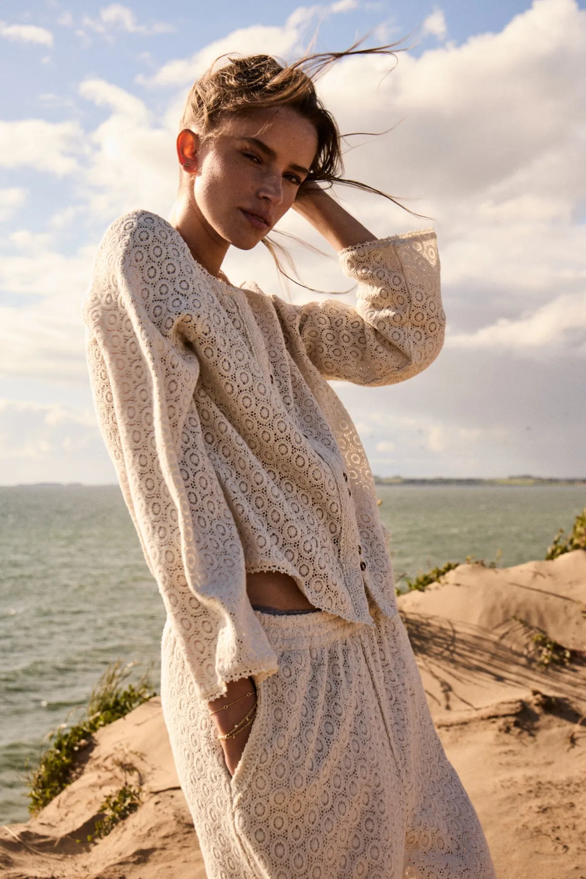 Sandra Crochet Shirt