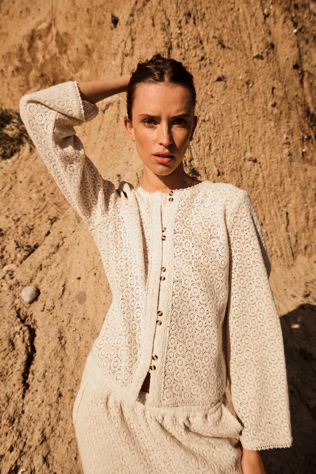 Sandra Crochet Shirt