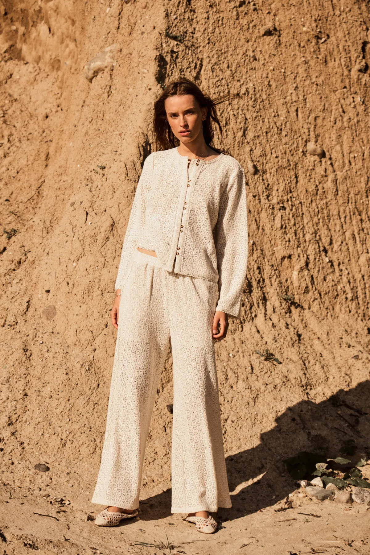Sandra Crochet Shirt