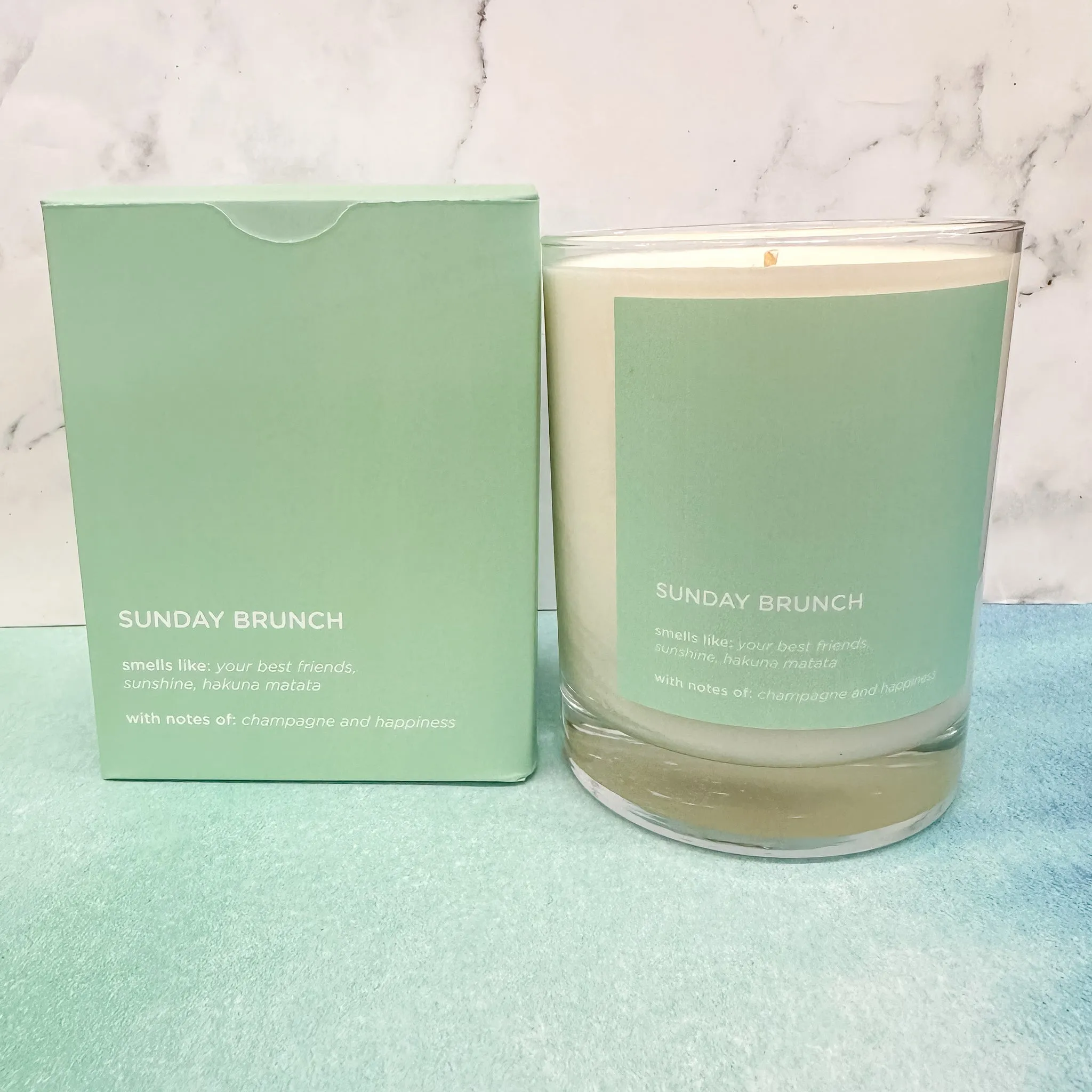 Sunday Brunch Rocks Glass Candle