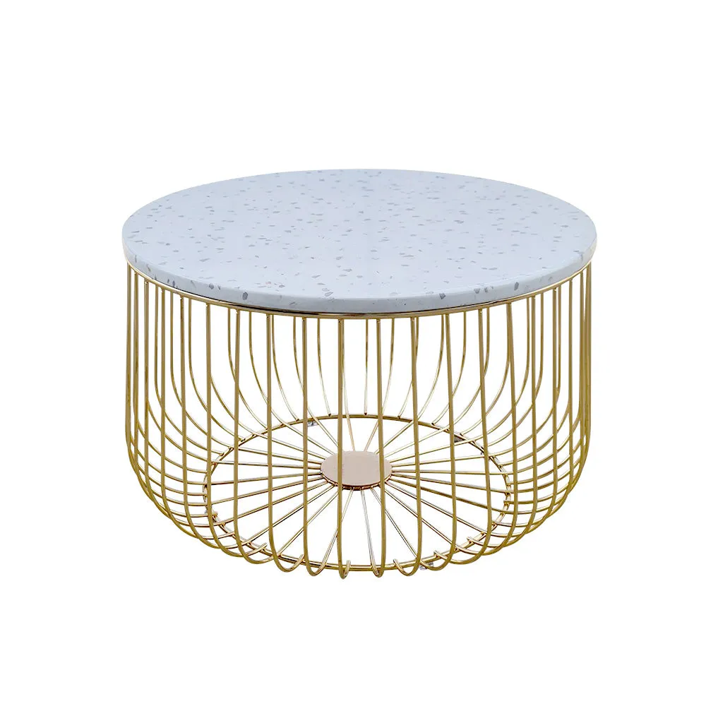 Terrazzo Coffee Table - Gold