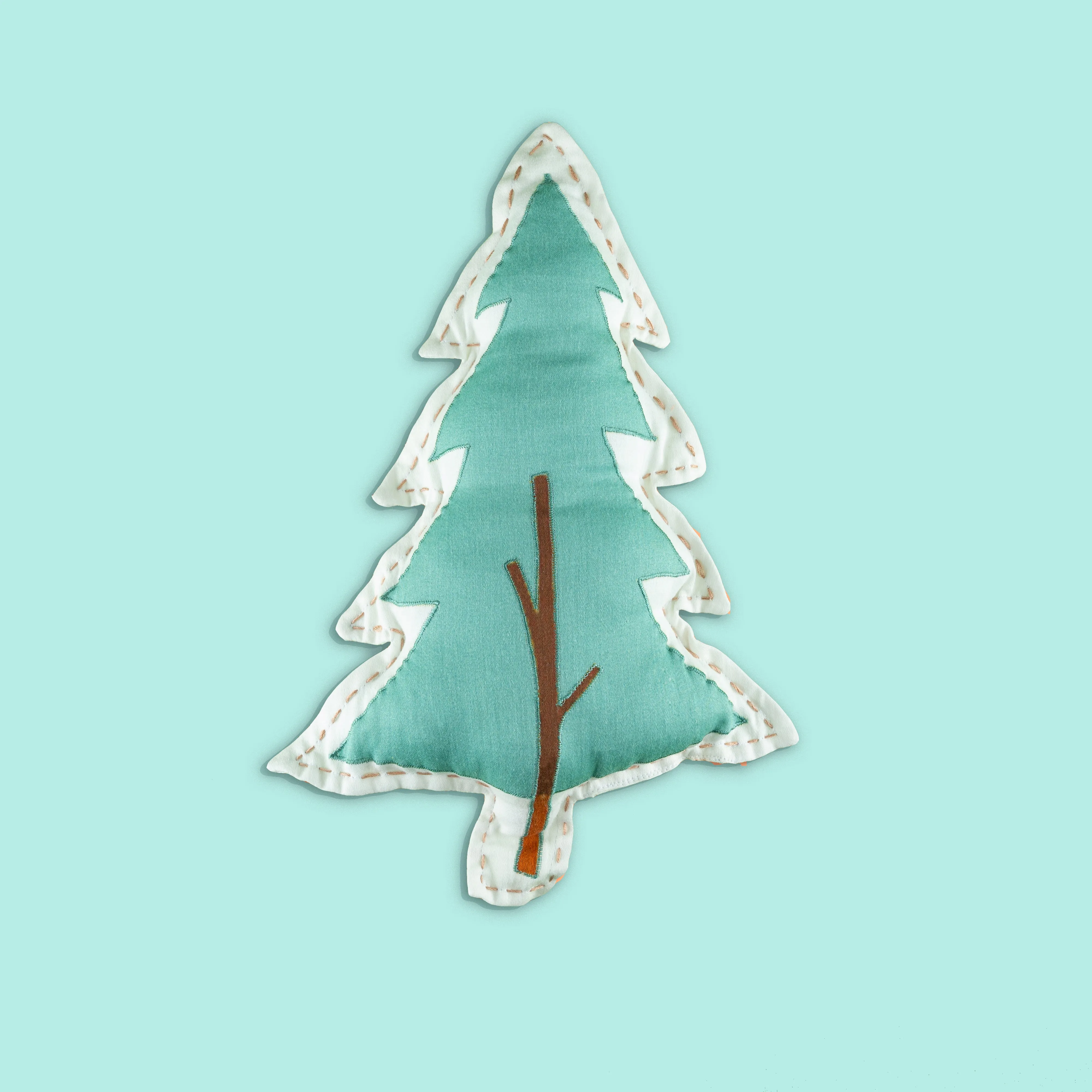 Tiny Snooze Organic Throw Cushion- Tree