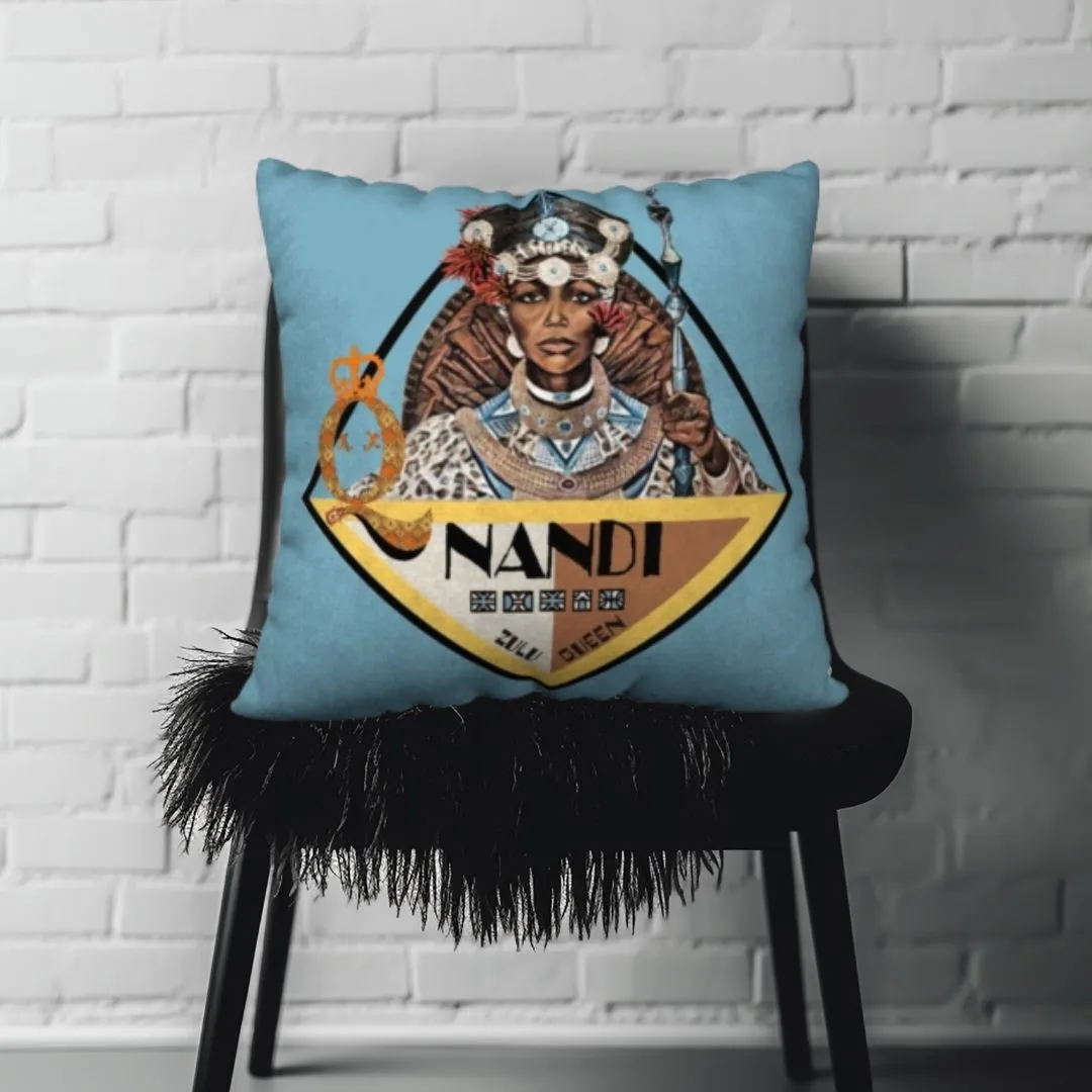 Zulu Queen Nandi Throw Pillow - 18x18